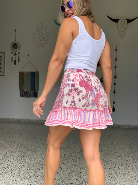 Nara Blossom Mini Skirt